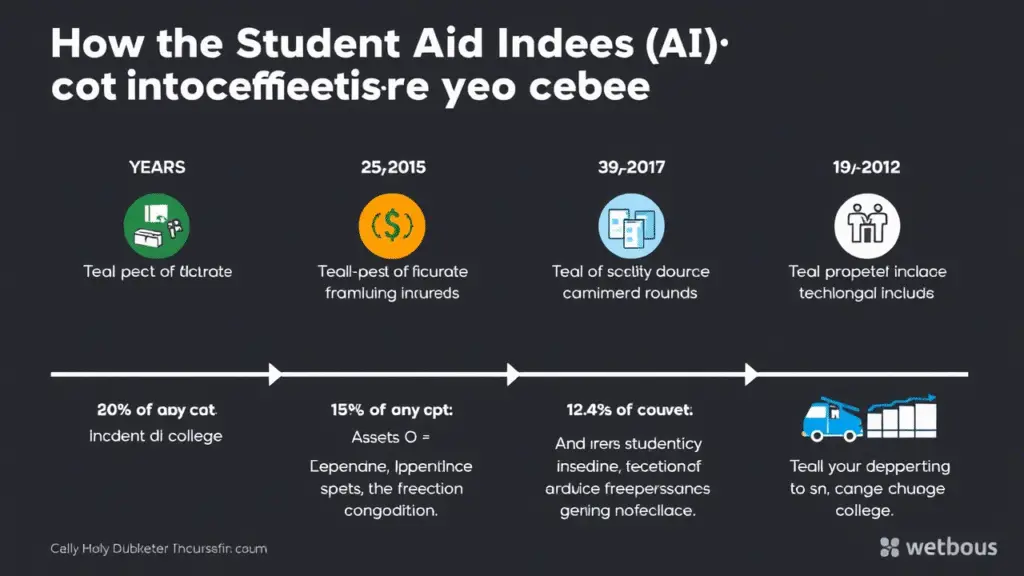 Student Aid Index change each year of college?