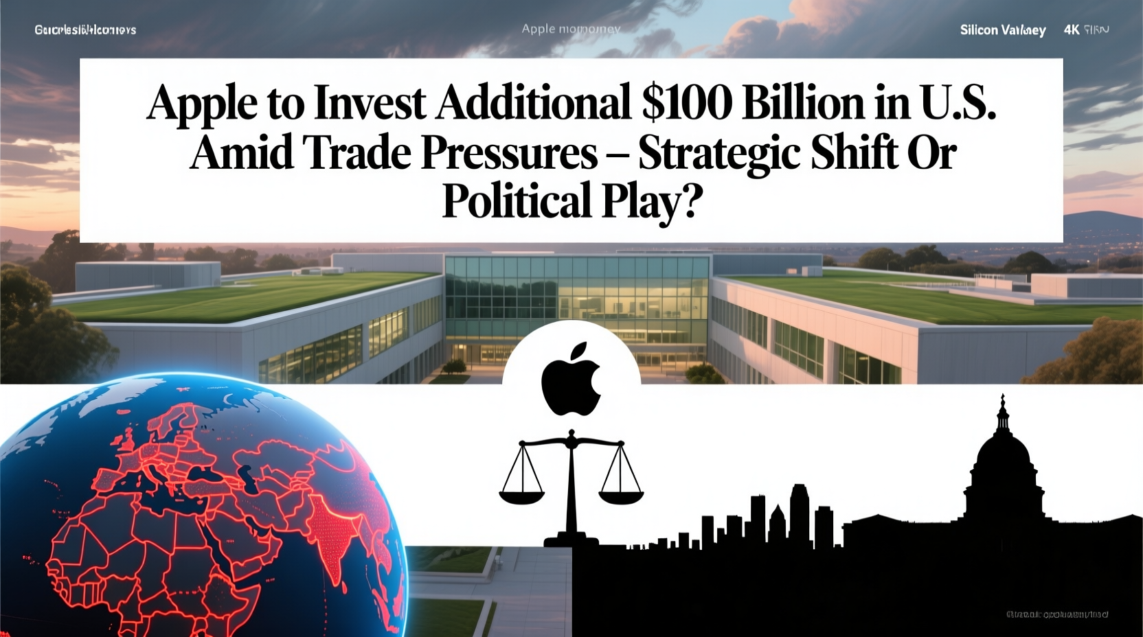 Apple to Invest Additional $100 Billion in U.S. Amid Trade Pressures – Strategic Shift or Political Play?