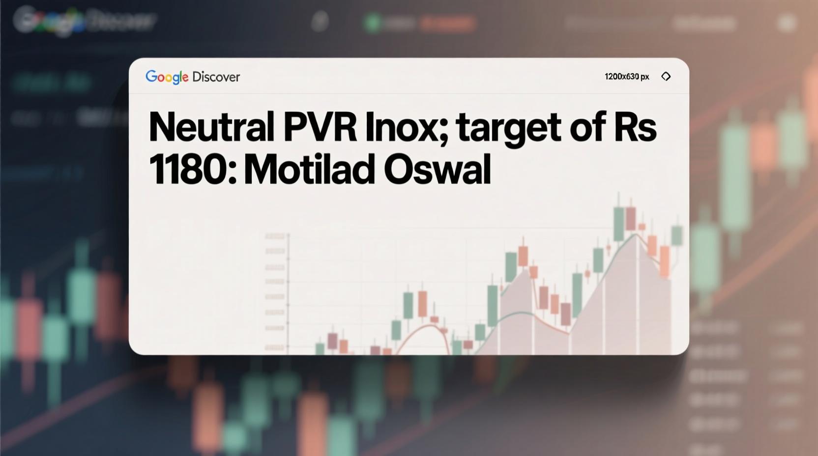 Neutral PVR Inox; target of Rs 1180: Motilal Oswal