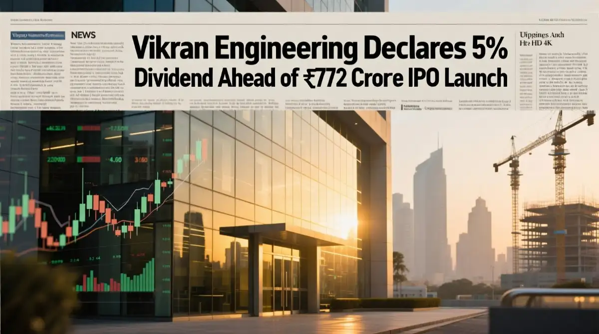 A day ahead of IPO, Vikran Engineering announces 5% profit as dividend to shareholders